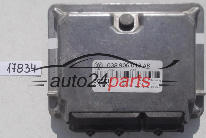 KOMPUTER STEROWNIK SILNIKA VOLKSWAGEN SEAT 1.9 BOSCH 0 281 001 911