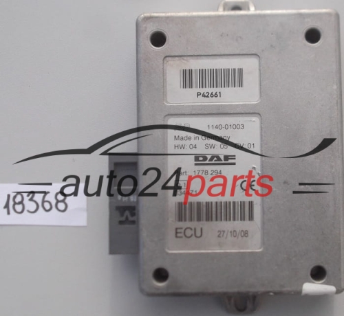 KOMPUTER STEROWNIK SILNIKA DAF XF105 1140-01003, 114001003, 1778294