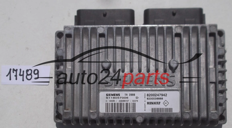 GETRIEBESTEUERGERÄT GETRIBESTEUERUNG RENAULT SCENIC 1.6 16V SIEMENS S118057006 D,  8200247942, 8200038888
