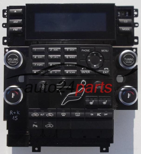 CONTROL PANEL CD RADIO CLIMATRONIC VOLVO 30782278 / MC37440-0164 / MC374400164 / 3126B336 / MD47410-8065 / MD474108065 / 29W47E-03 / 29W47E03 / SN9503456 