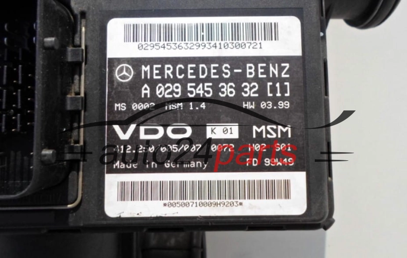 ECU CENTRALITA DE MOTOR  MERCEDES VDO 412.250/005/007, A 029 545 36 32