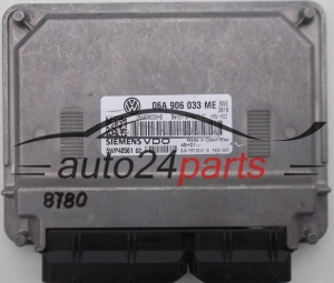 CENTRALINA MOTORE VW VOLKSWAGEN CADDY, SIEMENS 5WP40561 02, 06A 906 033 ME, 06A906033ME, SIMOS7.1C