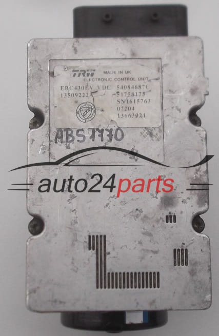 ABS POMPA ALFA ROMEO BRERA 159 54084687C, 51758175, 13309222A, 67282314, 54084687C 
