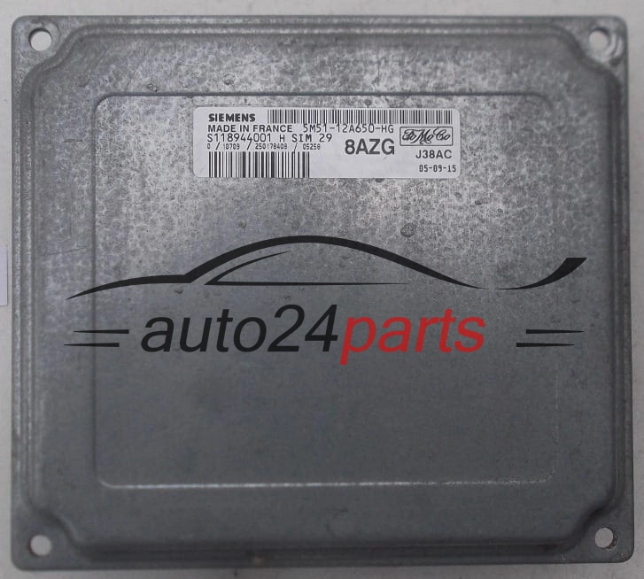 CENTRALINA DO MOTORE FORD FOCUS 1.6 16V SIEMENS S118944001 H,  FoMoCo 5M51-12A650-HGG