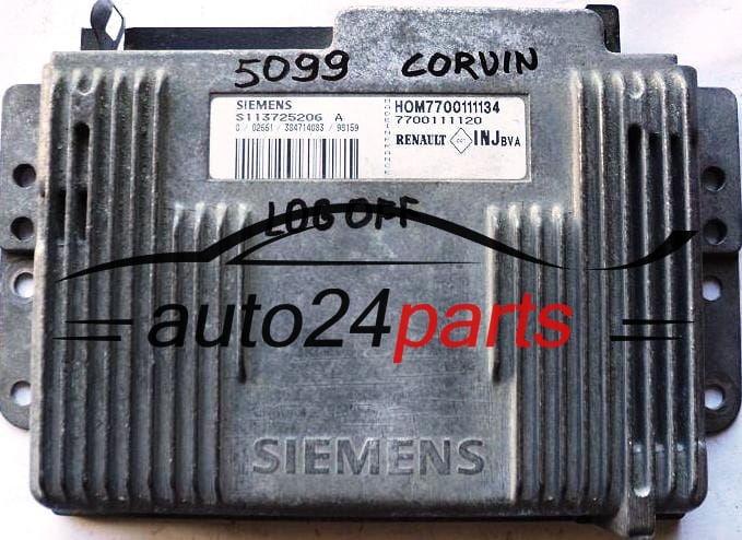 RENAULT LAGUNA 1.6 SIEMENS S113725206A, S113725206 A, HOM 7700111134, HOM7700111134, 7700111120
