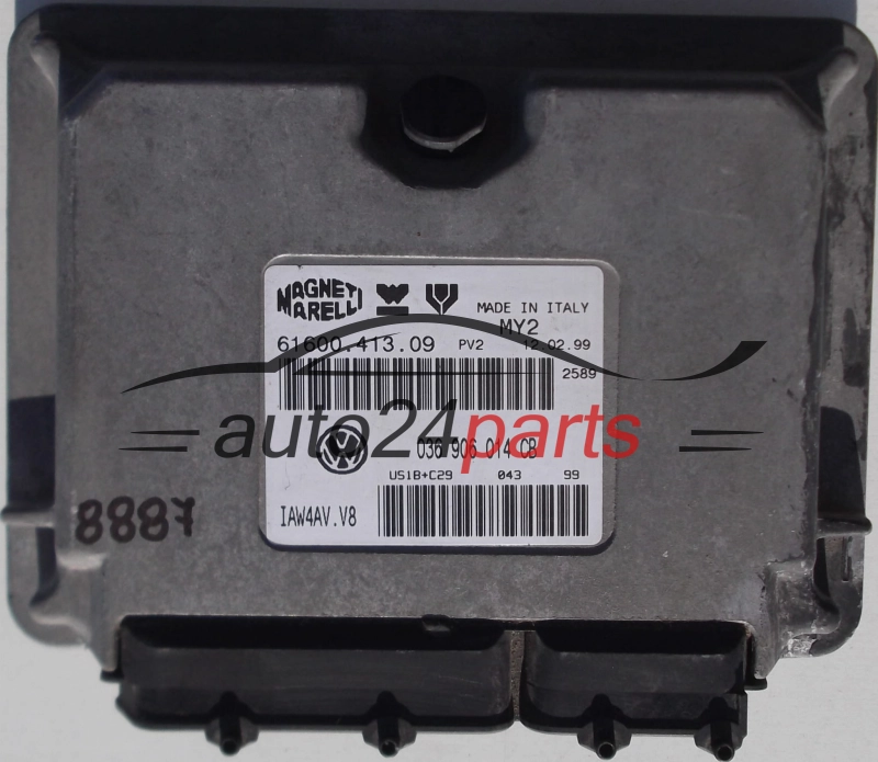 CENTRALINA DO MOTORE VW VOLKSWAGEN LUPO 1.4, 036 906 014 CB, 036906014CB, 61600.413.09, 6160041309, IAW4AV.V8, IAW4AVV8