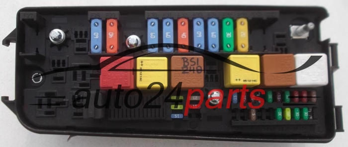 Central do sistema elétrico com caixa de relés e fusíveis, central de controle modul BSI OPEL VECTRA C SIGNUM GM 13 198 102 FL