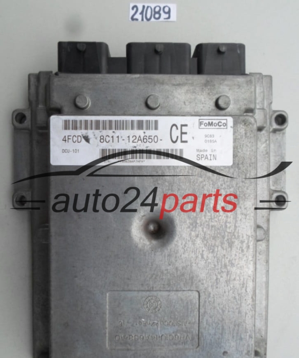 ECU ENGINE CONTROLLER FORD TRANSIT 2.4 TDCI 8C11-12A650-CE, 8C1112A650CE, 4FCD