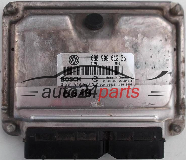 KOMPUTER STEROWNIK SILNIKA SEAT LEON TOLEDO 1.9 TDI AGR  038906012BS, BOSCH 0281010228, 28SA4211