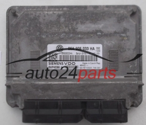 KOMPUTER STEROWNIK SILNIKA SKODA OCTAVIA 1.6 SIEMENS VDO 5WP40366 04, 5WP4036604, 06A 906 033 HA, 06A906033HA, SIMOS 7.1A  - 17987 