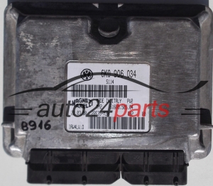 KOMPUTER STEROWNIK SILNIKA SEAT IBIZA CORDOBA 1.4 APE AUA  IAW4LV.0, IAW4LV0 6K0906034, 6K0 906 034, 61600.505.03 - 