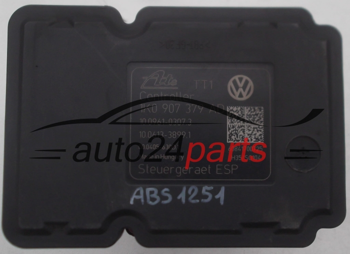 ABS PUMPE BLOCK HYDRAULIKPUMPE STEUERGERAT 1K0 614 517 BD, 1K0614517BD, ATE 10.0212-0220.4, 10021202204, 1K0 907 379 AD, 1K0907379AD, ATE 10.0961-0307.3, 10096103073