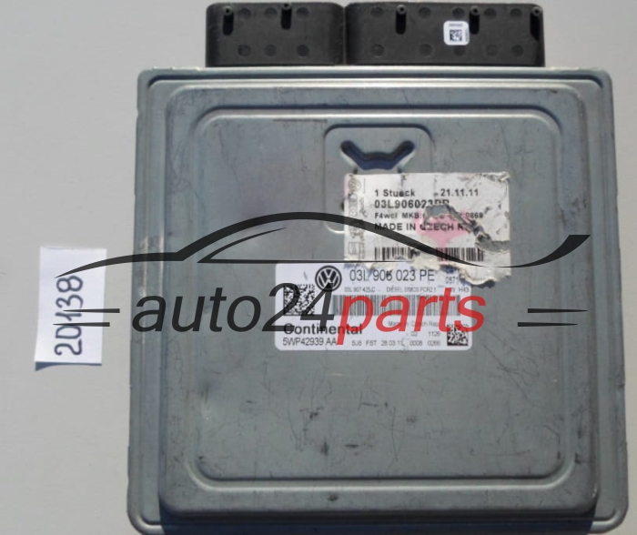 KOMPUTER STEROWNIK SILNIKA VW VOLKSWAGEN CADDY 1.6 TDI 03L 906 023 PE, 03L906023PE, 5WP42939 AA, 5WP42939AA 