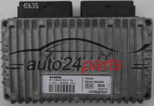 ECU AUTOMATIC GEARBOX PEUGEOT 206 1.6 SIEMENS S118047517 D, 9642162280 