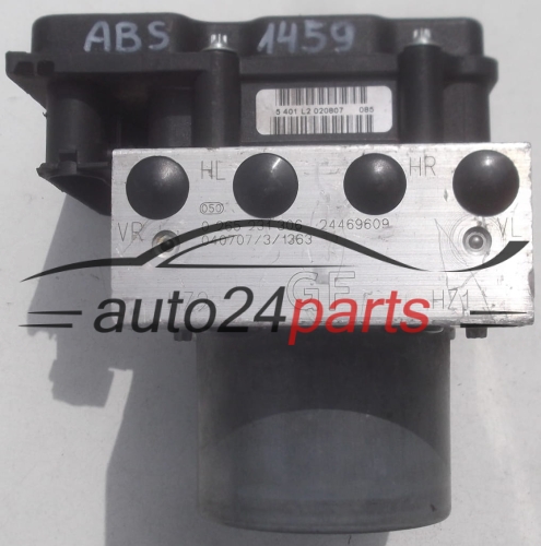 BOMBA HIDRAULICA Y CENTRALITA ABS OPEL CORSA C COMBO MERIVA TIGRA B BOSCH 0 265 231 306, 0265231306, 24469609 GF, 0 265 800 770, 0265800770