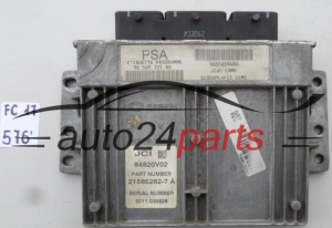CENTRALINA DO MOTORE CITROEN PEUGEOT 21585262-7A, 215852627A, 9656972580, 9655659480