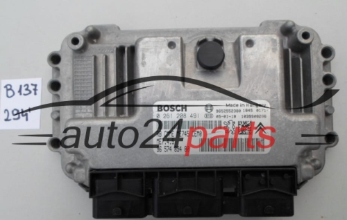 KOMPUTER STEROWNIK SILNIKA CITROEN C4 1.6 BOSCH 0 261 208 491, 0261208491, 96 574 894 80, 9657489480, 9652552380, 1039S08286 ME7.4.5