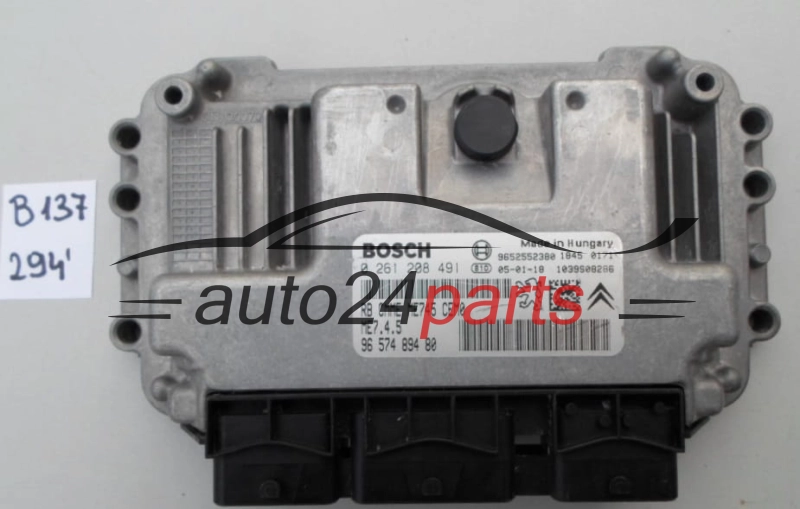 KOMPUTER STEROWNIK SILNIKA CITROEN C4 1.6 BOSCH 0 261 208 491, 0261208491, 96 574 894 80, 9657489480, 9652552380, 1039S08286 ME7.4.5