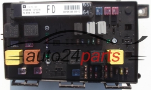 FUSE RELAY BOX ELECTRICAL COMFORT CONTROL MODULE BODY OPEL ASTRAH 1.8 2.0 13 191 127 FD, 13191127, 5DK 008 668-12, 5DK008668-12