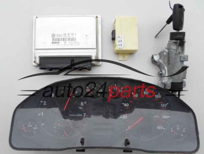 ECU ENGINE CONTROLLER  AUDI A4 1.8 BOSCH 0 261 204 182/183,  8D0 907 557 S