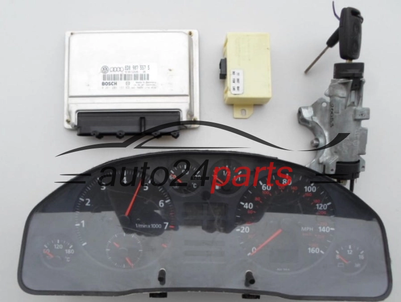 ECU ENGINE CONTROLLER  AUDI A4 1.8 BOSCH 0 261 204 182/183,  8D0 907 557 S