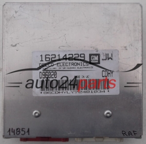 CENTRALINA MOTORE OPEL ASTRA DELCO 16214229 JW, 16214229JW, D96020 CDHY