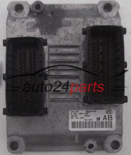 MOTORSTEUERGERÄT ECU STEUERGERÄT OPEL OMEGA 3.2 Y32SE BOSCH 0 261 206 492, 0261206492, GM 09 173 200 AB, 09173200AB, 09173200 
