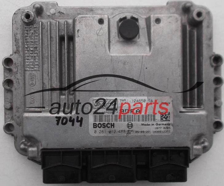 MOTORSTEUERGERÄT ECU STEUERGERAT FORD  BOSCH 0 281 012 488,  FoMoCo 7M51-12A650-TA