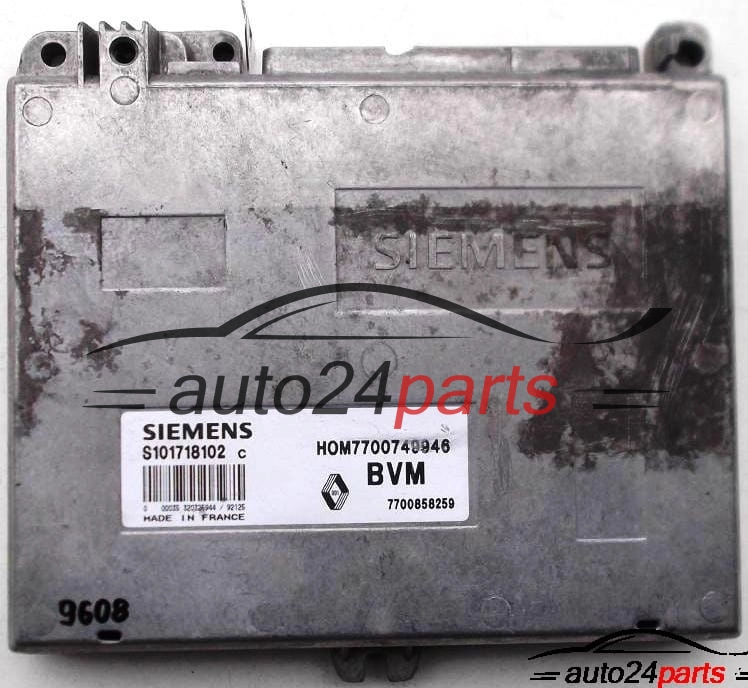 ECU ENGINE CONTROLLER RENAULT CLIO 1.4, SIEMENS S101718102 C