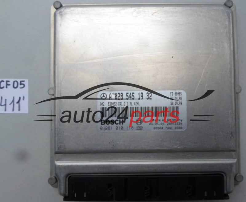 MERCEDES W168 1.7 CDI BOSCH 0 281 010 118, 0281010118, A 028 545 19 32, A0285451932, 0285451932 