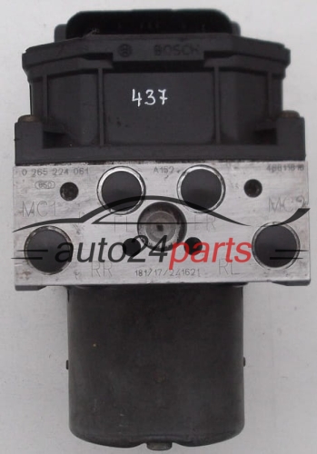 POMPE HYDRAULIQUE ET CALCULATEUR d'ABS ALFA ROMEO 147 BOSCH 0 265 224 061,  0 265 900 015