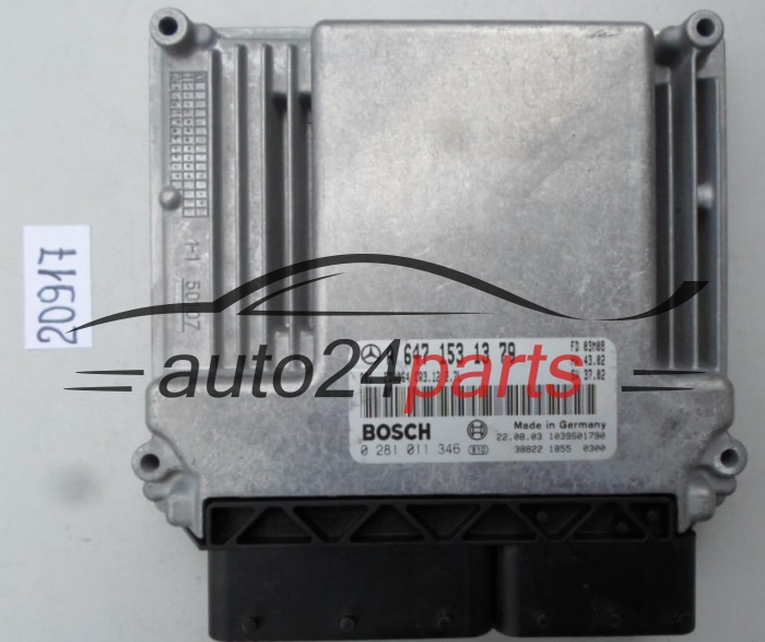 KOMPUTER STEROWNIK SILNIKA MERCEDES W211 E270 2.7 CDI BOSCH 0281011346, 0 281 011 346, A6471531379, 6471531379, A 647 153 13 79