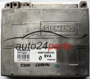 KOMPUTER STEROWNIK SILNIKA RENAULT SAFRANE 3.0 SIEMENS S101722201D, S101722201 D, 101722201, HOM7700851750, HOM 7700851750, 7700864498 - 