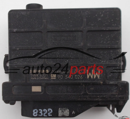 ECU CENTRALITA DE MOTOR OPEL ASTRA 1.6 5WK 6221, 5WK6221, 90 340 026 WW, 90340026 
