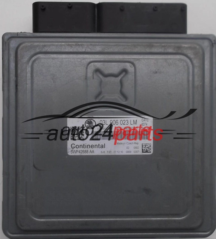 ECU ENGINE CONTROLLER SKODA OCTAVIA 1.6 TDI 03L906023LM, 03L906023LK, CONTINENTAL 5WP42688AA