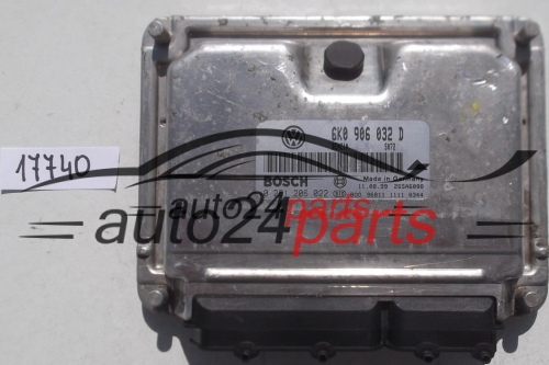 ECU ENGINE CONTROLLER SEAT IBIZA 1.4 BOSCH 0 261 206 022, 0261206022, 6K0 906 032 D, 6K0906032D