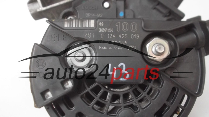 ALTERNATOR Z22YH OPEL ZAFIRA BOSCH  0 124 425 019, P210C08A, 100A