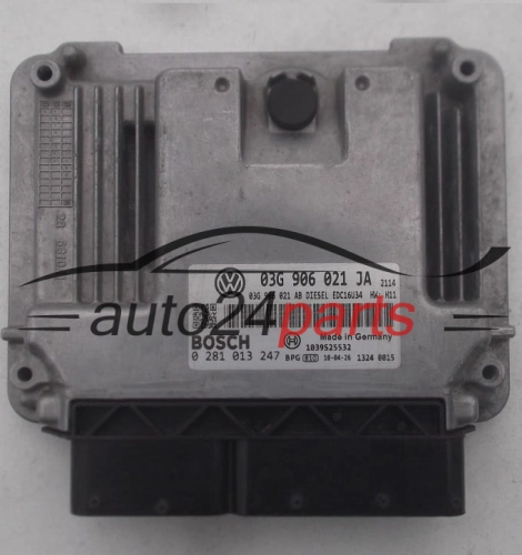 VOLKSWAGEN CADDY 2.0 TDI 03G906021JA, 03G 906 021 JA, 03G906021AB, 03G 906 021 AB, BOSCH 0 281 013 247, 0281013247