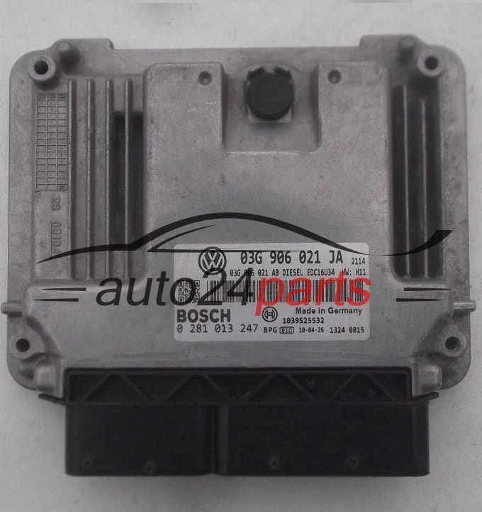 VOLKSWAGEN CADDY 2.0 TDI 03G906021JA, 03G 906 021 JA, 03G906021AB, 03G 906 021 AB, BOSCH 0 281 013 247, 0281013247