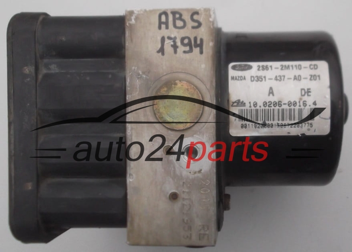 ABS POMPA I STEROWNIK FORD MAZDA 2S61-2M110-CD,  D351-437-A0-Z01