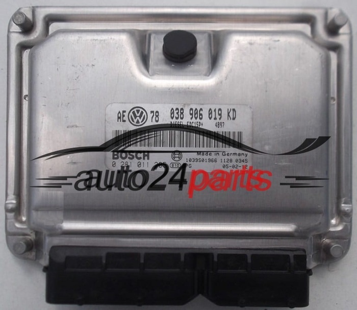 ECU CENTRALITA DE MOTOR VW VOLKSWAGEN PASSAT 1.9 TDI 038906019KD BOSCH 0281011205, 1039S01966