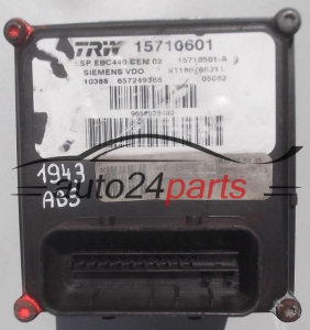 BOMBA HIDRAULICA Y CENTRALITA ABS PEUGEOT 407 TRW 15710601, 15710501A, SIEMENS VDO S118676001 L