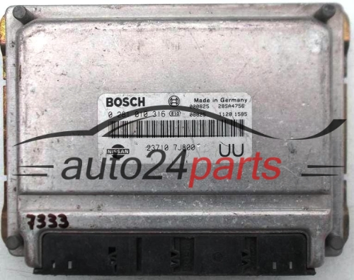 CENTRALITA DE MOTOR NISSAN PRIMERA 2.0 TDI BOSCH 0 281 010 316, 0281010316, 23710 7J800 UU, 237107J800, 28SA4756