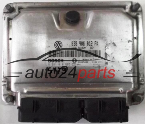 ECU ENGINE CONTROLLER SEAT LEON 1.9 TDI ASV 038906012FK, 038 906 012 FK, BOSCH 0 281 010 683, 0281010683, DIESEL EDC15VM+ 3357, 28SA5092 