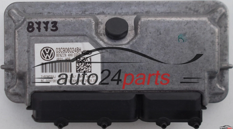 ECU ENGINE CONTROLLER VW VOLKSWAGEN POLO 6R 1.4 16V, 03C906024BH, MY2 4HV.BH, BC.0097381.F