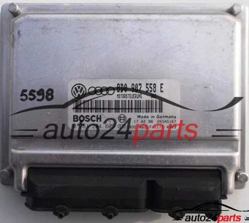 ECU CENTRALITA DE MOTOR AUDI A4 VW PASSAT 1.8 AEB, APU 8D0907558E, 8D0 907 558 E, BOSCH 0261204805, 0 261 204 805