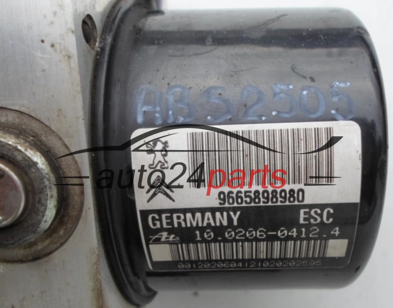 Αντλία αβς CITROEN PEUGEOT 9665898980, 10.0206-0412.4, 10020604124, 10.0960-3923.3, 10096039233
