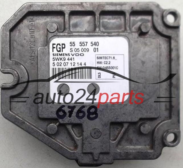 Μονάδα Ελέγχου Κινητήρα OPEL VECTRA SIGNUM 1.8 Z18XE SIEMENS 5WK9 441, 5WK9441, 55 557 540, 55557540