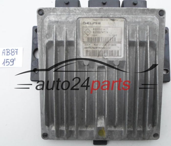 KOMPUTER STEROWNIK SILNIKA RENAULT CLIO 1.5 DCI R0410C120B, 8200331477, 8200374174 