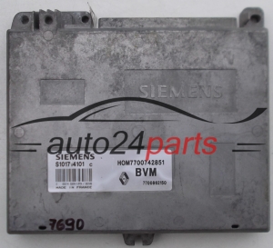 KOMPUTER STEROWNIK SILNIKA RENAULT 19 1.8, S101714101C, HOM7700742851, HOM 7700742851, 7700862150, BVM - 7690